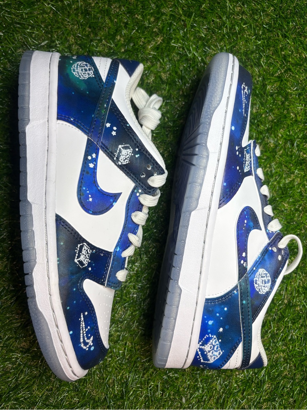 Nike LEGO collab Sneakers - Blue Galaxy/White 5.5 youth, women’s 7.